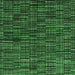 Square Machine Washable Abstract Emerald Green Modern Area Rugs, wshabs4439emgrn