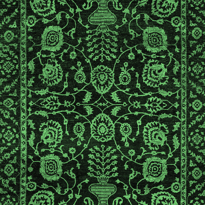 Abstract Emerald Green Modern Rug, abs443emgrn