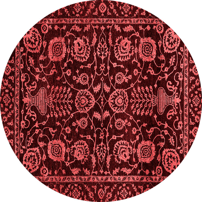 Abstract Red Modern Rug, abs443red