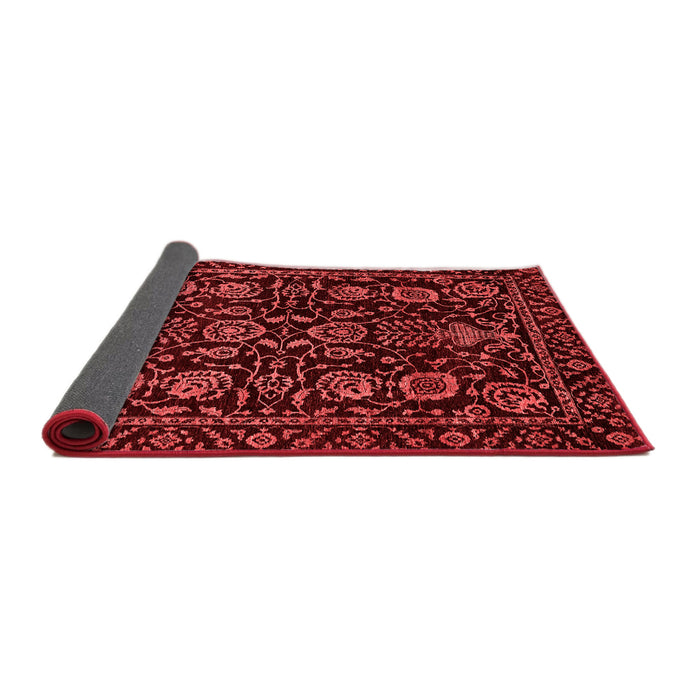 Abstract Red Modern Area Rugs
