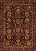 Abstract Brown Modern Rug, abs443brn