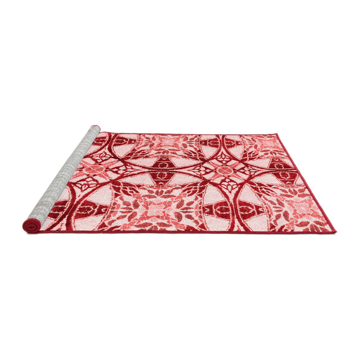 Modern Red Washable Rugs