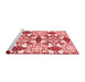 Modern Red Washable Rugs