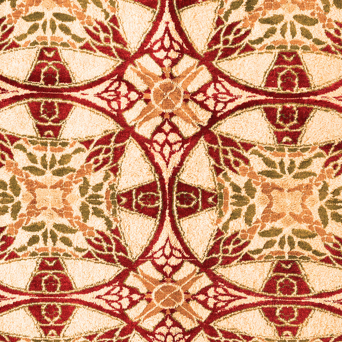 Machine Washable Abstract Orange Modern Area Rugs, wshabs4440org