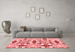 Modern Red Washable Rugs