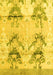 Abstract Yellow Modern Rug, abs4441yw