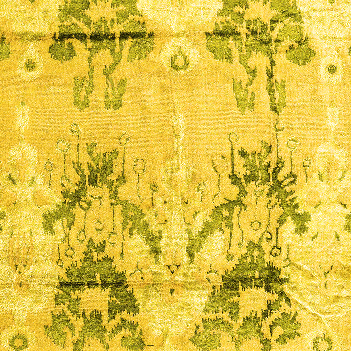 Abstract Yellow Modern Rug, abs4441yw