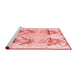 Modern Red Washable Rugs