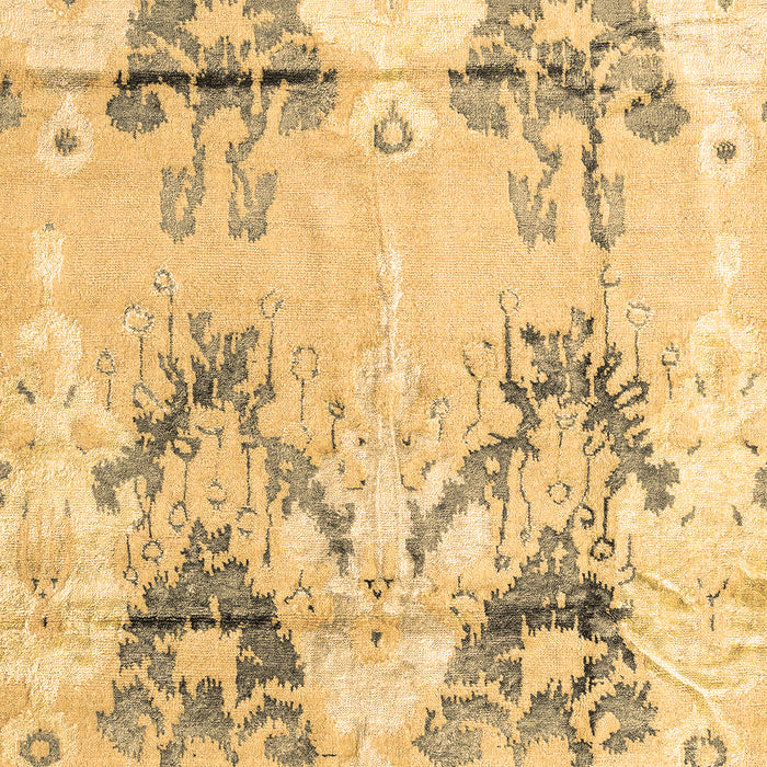 Machine Washable Abstract Brown Modern Rug, wshabs4441brn