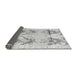 Sideview of Abstract Gray Modern Rug, abs4441gry