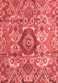 Abstract Red Modern Rug, abs4442red