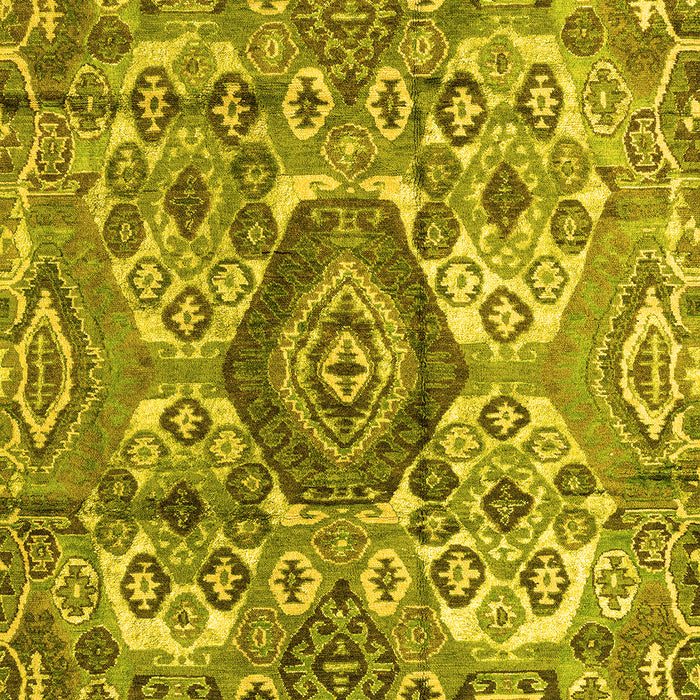 Abstract Yellow Modern Rug, abs4442yw