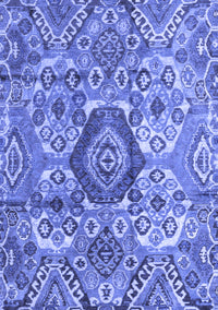 Abstract Blue Modern Rug, abs4442blu