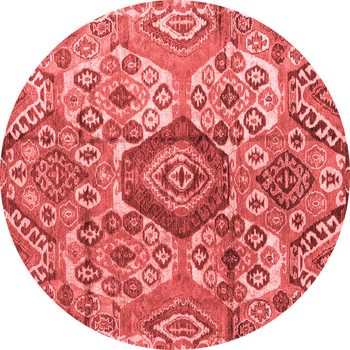 Machine Washable Abstract Red Modern Rug, wshabs4442red