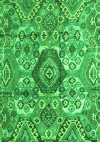 Abstract Green Modern Rug, abs4442grn