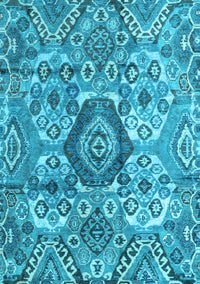 Abstract Light Blue Modern Rug, abs4442lblu