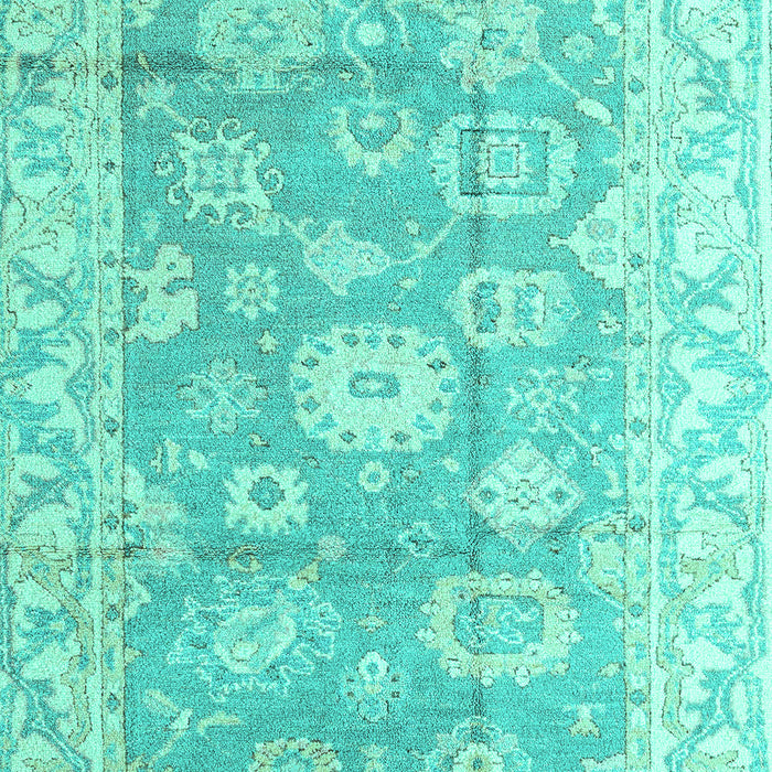 Machine Washable Abstract Turquoise Modern Area Rugs, wshabs4443turq
