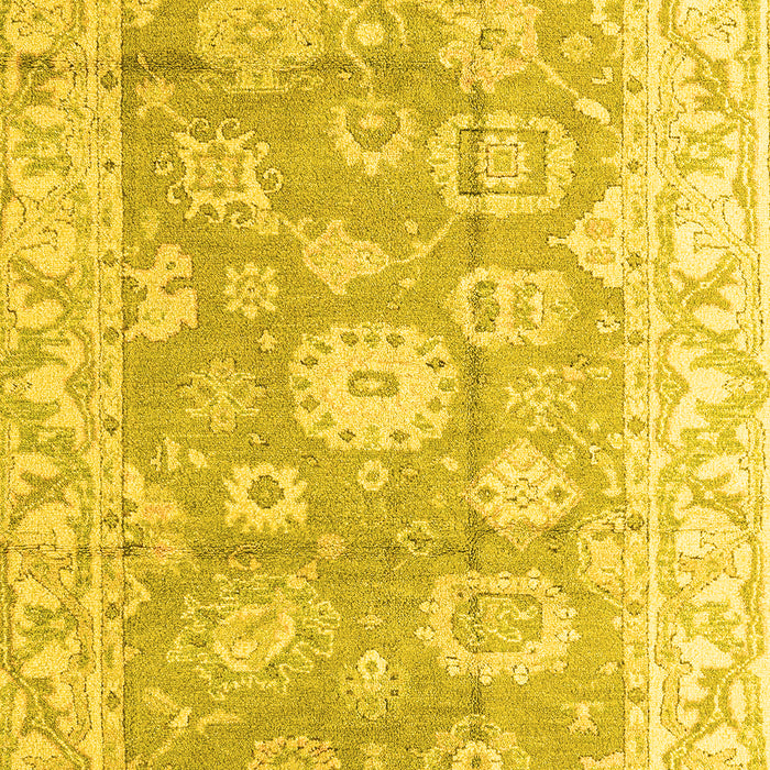 Machine Washable Abstract Yellow Modern Rug, wshabs4443yw