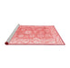 Modern Red Washable Rugs