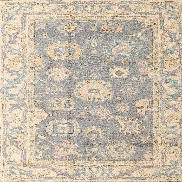 Square Machine Washable Abstract Camel Brown Rug, wshabs4443