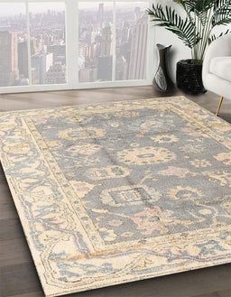 Machine Washable Abstract Camel Brown Rug in a Family Room, wshabs4443