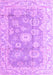 Machine Washable Abstract Purple Modern Area Rugs, wshabs4443pur