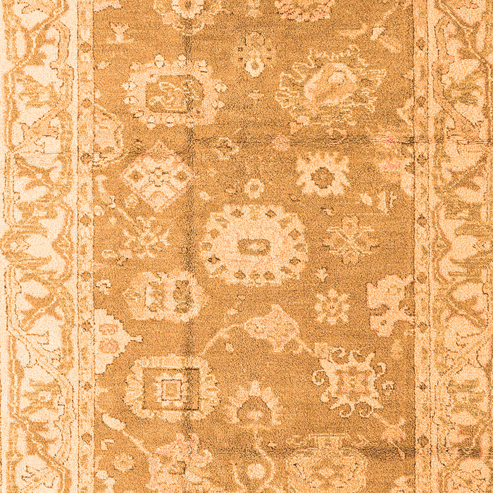 Abstract Orange Modern Rug, abs4443org