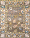 Machine Washable Abstract Brown Rug, wshabs4444