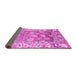 Sideview of Oriental Pink Traditional Rug, abs4444pnk