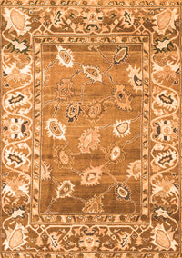 Oriental Orange Traditional Rug, abs4444org