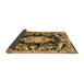 Sideview of Medallion Brown French Rug, abs4445brn