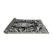 Sideview of Medallion Gray French Rug, abs4445gry