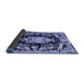 Sideview of Medallion Blue French Rug, abs4445blu