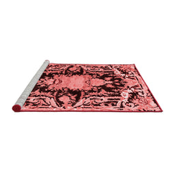 French Red Washable Rugs