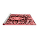 French Red Washable Rugs