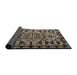 Sideview of Abstract Camel Brown Southwestern Rug, abs4446