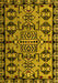 Southwestern Yellow Country Rug, abs4446yw