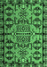 Southwestern Emerald Green Country Rug, abs4446emgrn