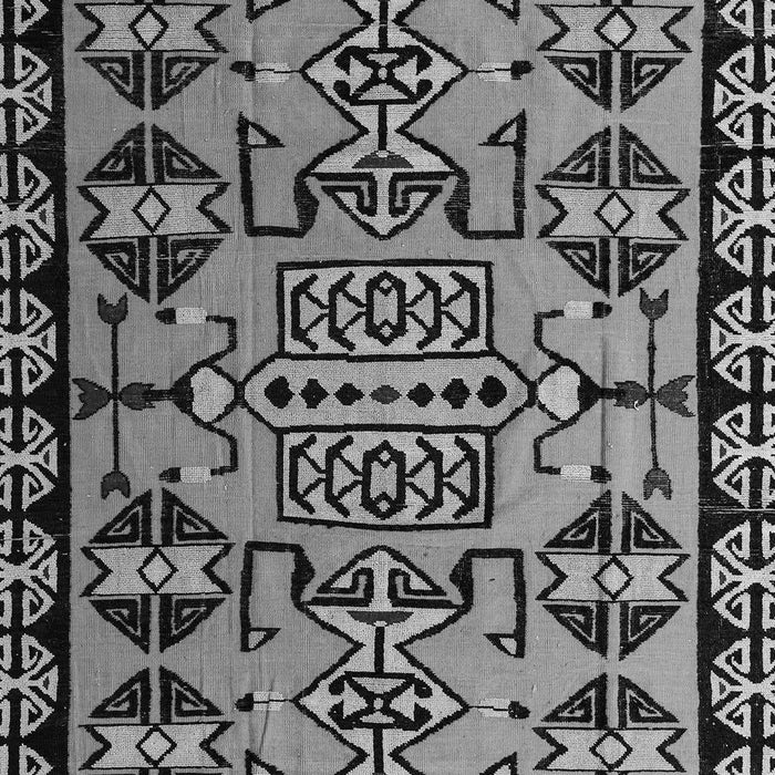 Southwestern Gray Country Rug, abs4446gry