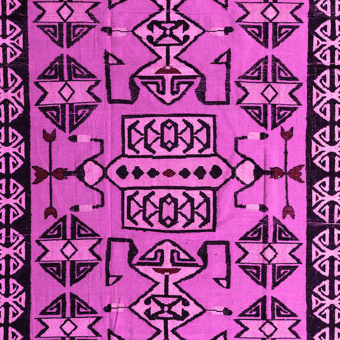 Machine Washable Southwestern Pink Country Rug, wshabs4446pnk