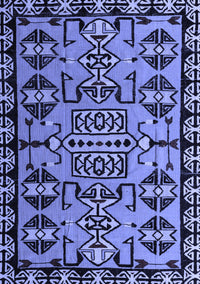 Southwestern Blue Country Rug, abs4446blu