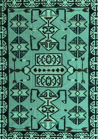 Southwestern Turquoise Country Rug, abs4446turq