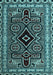 Southwestern Light Blue Country Rug, abs4447lblu