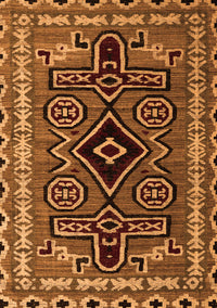 Southwestern Orange Country Rug, abs4447org