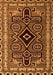 Southwestern Orange Country Rug, abs4447org