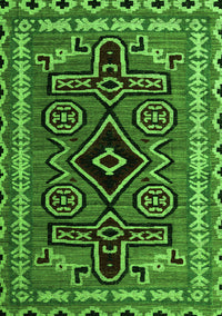 Southwestern Green Country Rug, abs4447grn