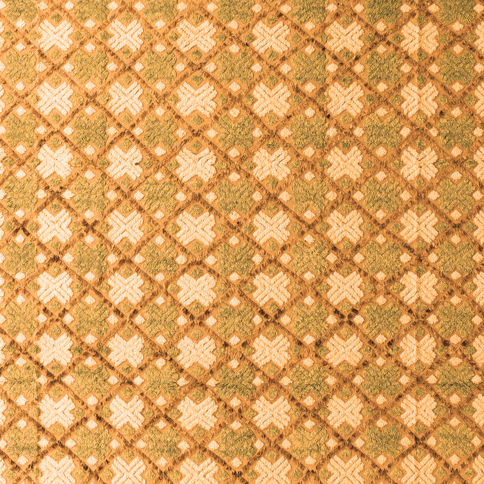 Abstract Orange Modern Rug, abs4448org