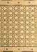 Machine Washable Abstract Brown Modern Rug, wshabs4448brn