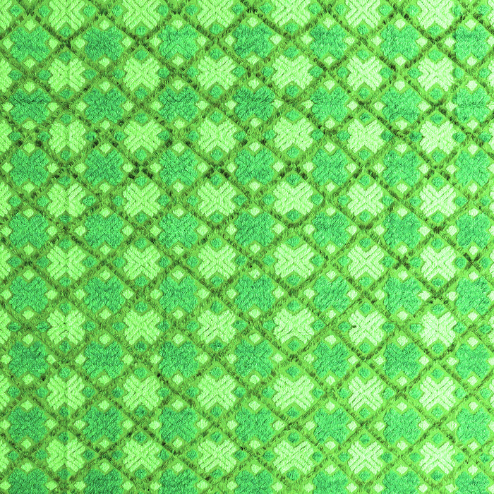 Machine Washable Abstract Green Modern Area Rugs, wshabs4448grn