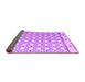 Sideview of Abstract Purple Modern Rug, abs4448pur